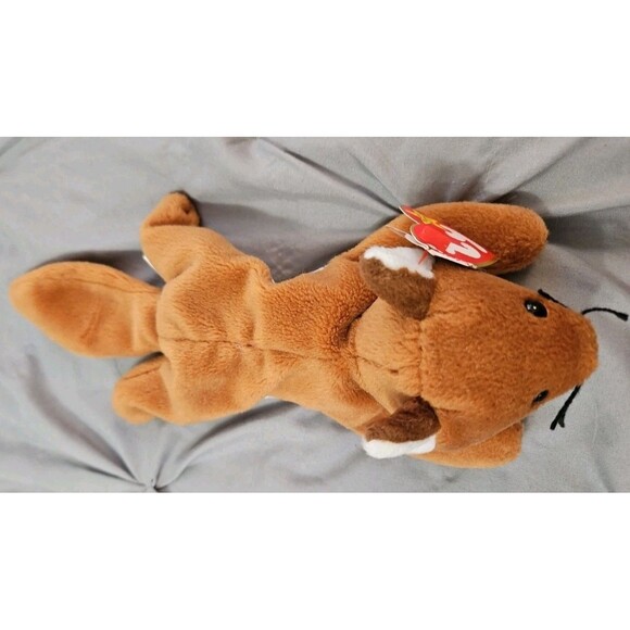 RETIRED 1996 TY BEANIE BABIES SLY THE FOX NWT Display Use Only - Picture 2 of 5